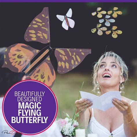 Magic flying butterfly
